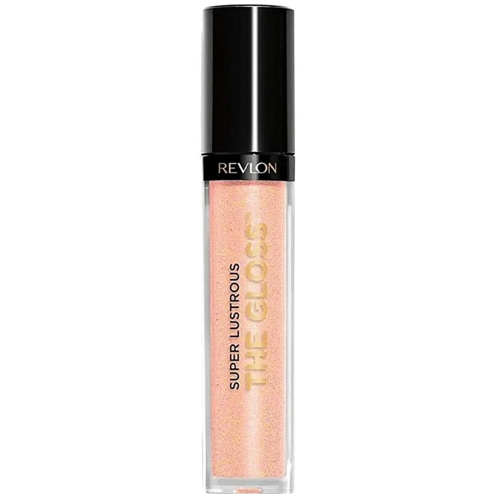 Revlon Lip Gloss, Super Lustrous The Gloss, High Shine, 205 Snow Pink
